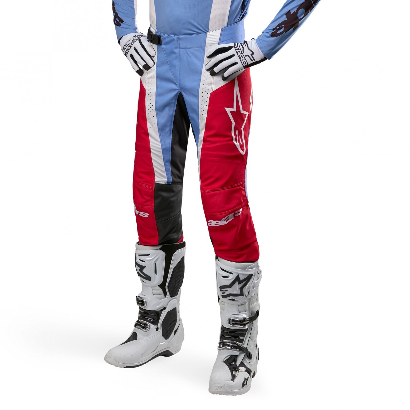 ALPINESTARS | TECHSTAR OCURI LICHTBLAUW/ROOD