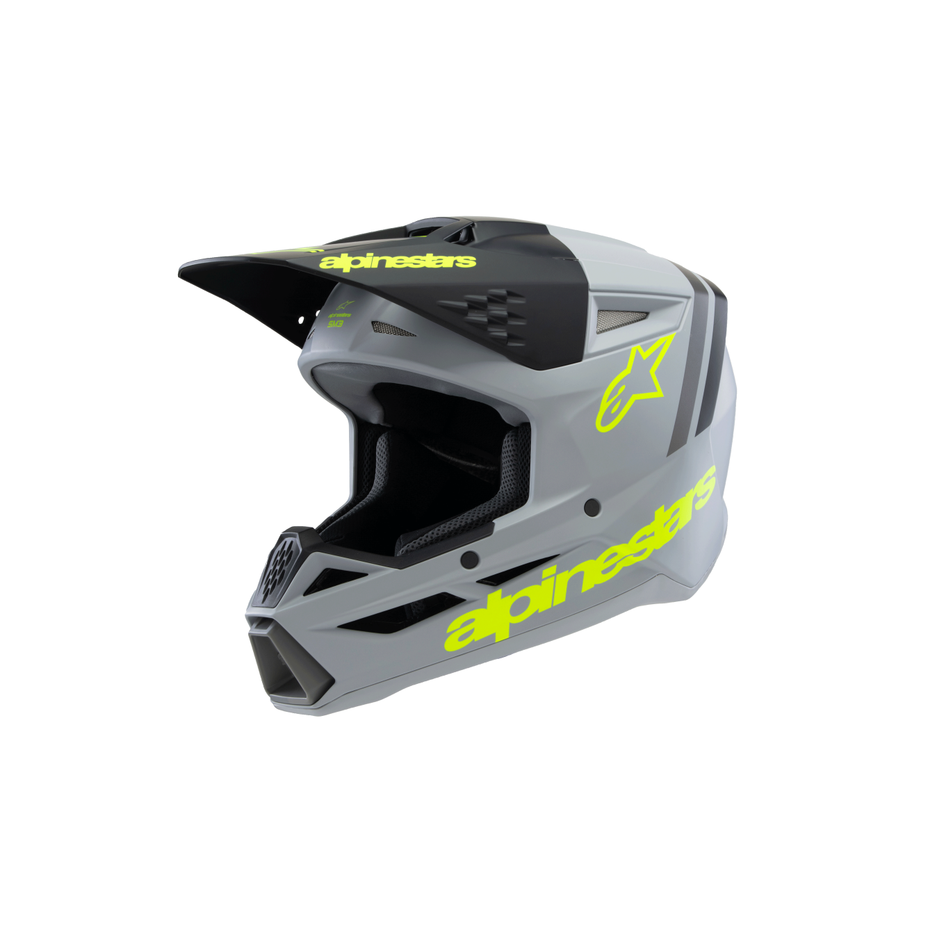 Alpinestars | Jeugd Crosshelm S-M3 RADIUM Grijs