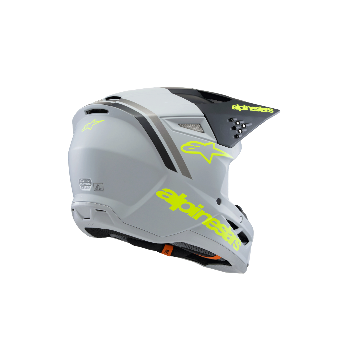 Alpinestars | Jeugd Crosshelm S-M3 RADIUM Grijs