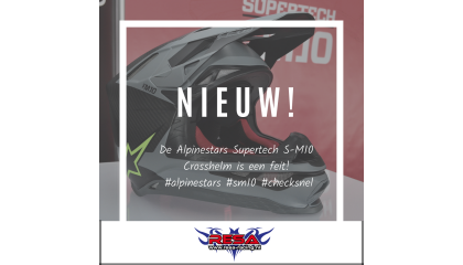 Nieuw: de S-M10 crosshelm van Alpinestars