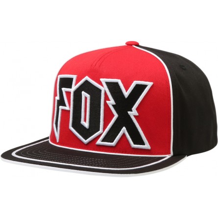 Fox | FACTION Snapback Cap Zwart / Rood