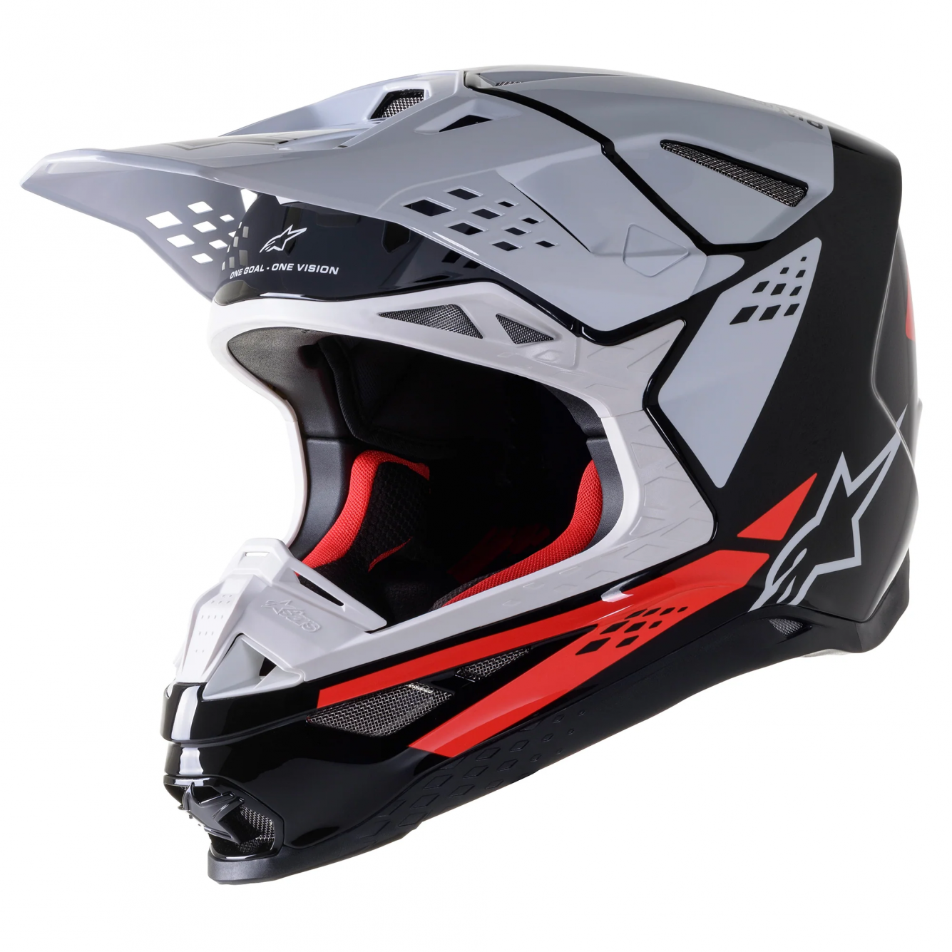 Alpinestars | Crosshelm Supertech S-M8 Zwart Wit