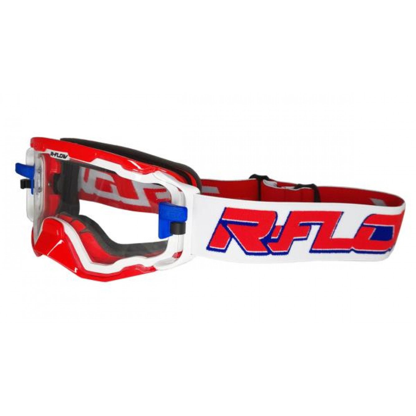 R-Flow System | Crossbril NEXT Wit/Blauw/Rood