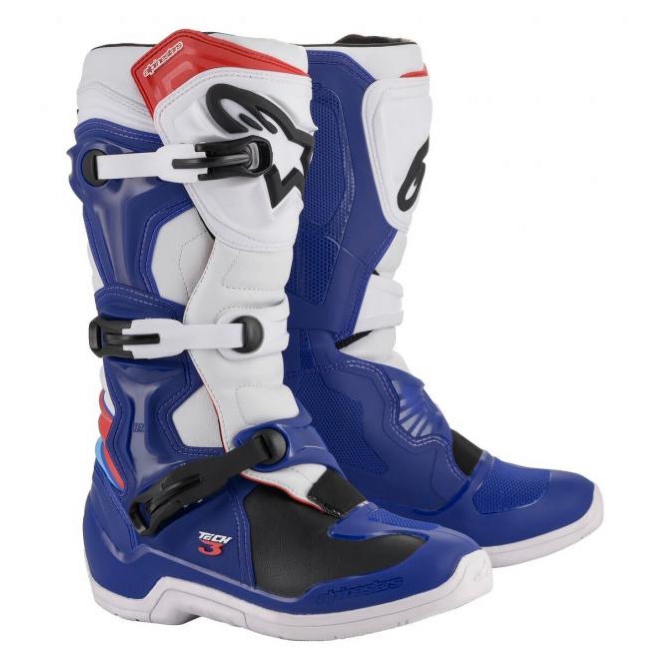 Alpinestars | Crosslaarzen Tech 3 Bl/W/R