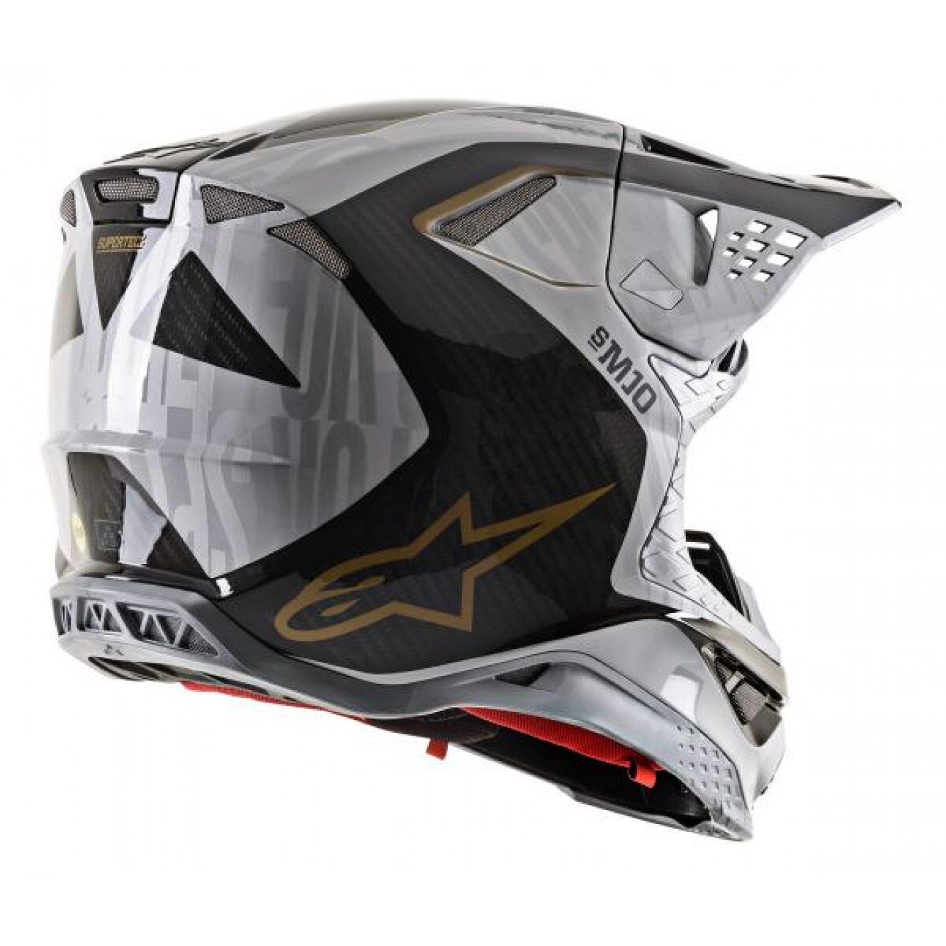 Alpinestars | Supertech S-M10 ALLOY Zilver Zwart Carbon