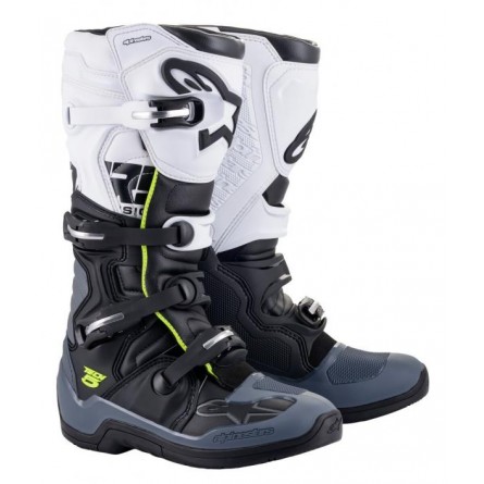 Alpinestars | Crosslaarzen Tech 5 Grijs - Wit