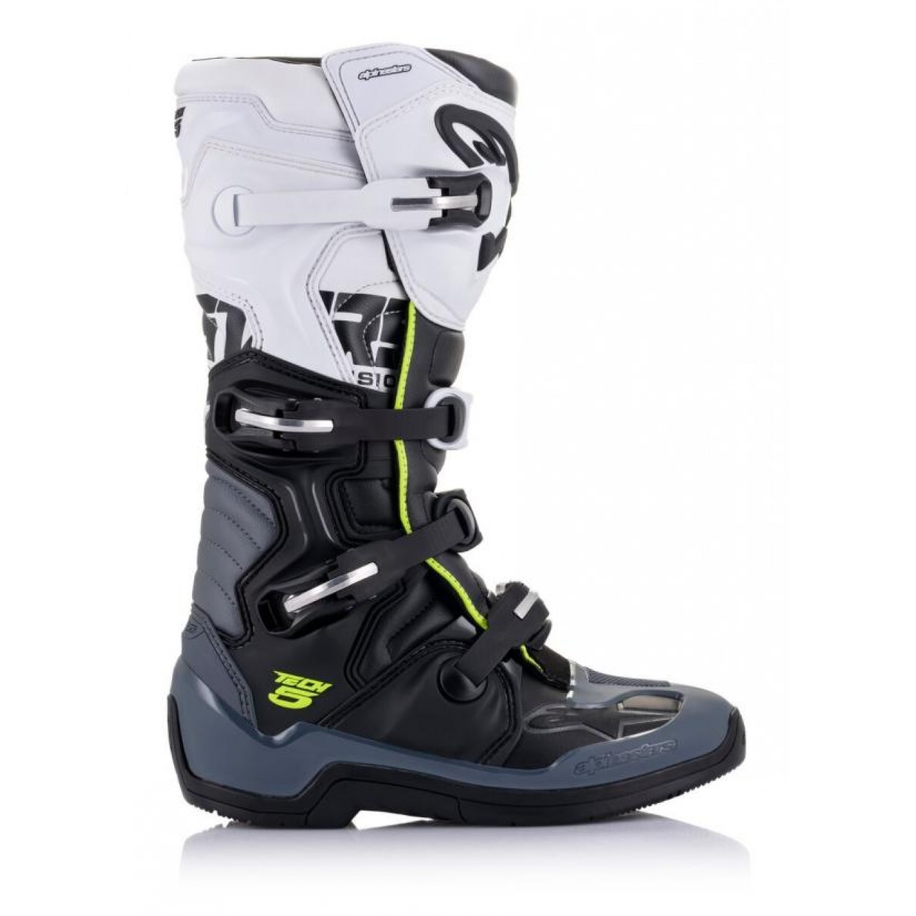 Alpinestars | Crosslaarzen Tech 5 Grijs - Wit