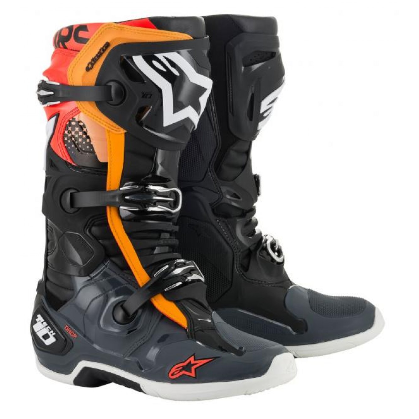 Alpinestars | Crosslaarzen Tech 10 Rood Oranje