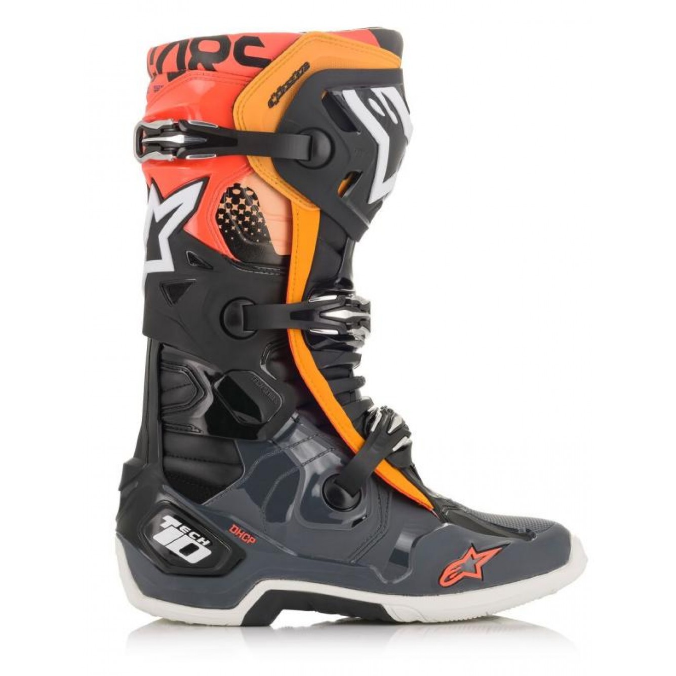 Alpinestars | Crosslaarzen Tech 10 Rood Oranje