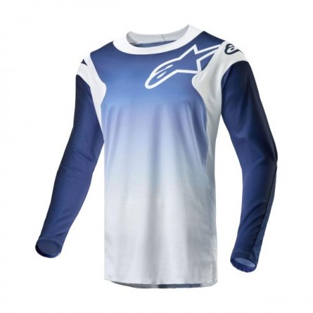 ALPINESTARS | Cross Shirt Racer Hoen Wit / Licht Blauw