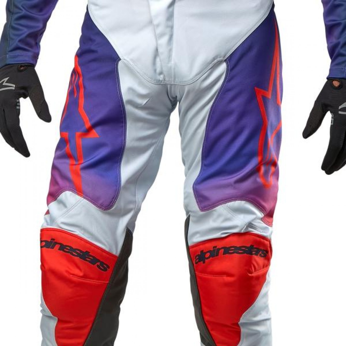 ALPINESTARS | Crossbroek Racer Hoen Oranje / Paars