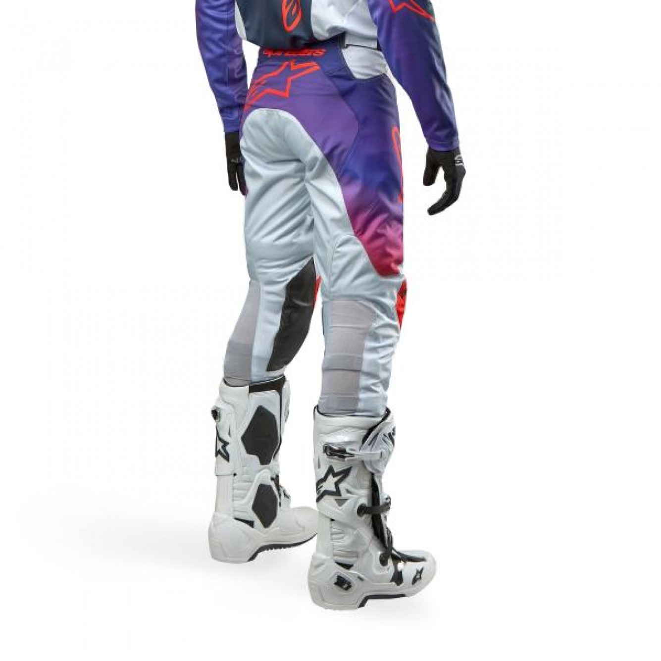 ALPINESTARS | Crossbroek Racer Hoen Oranje / Paars