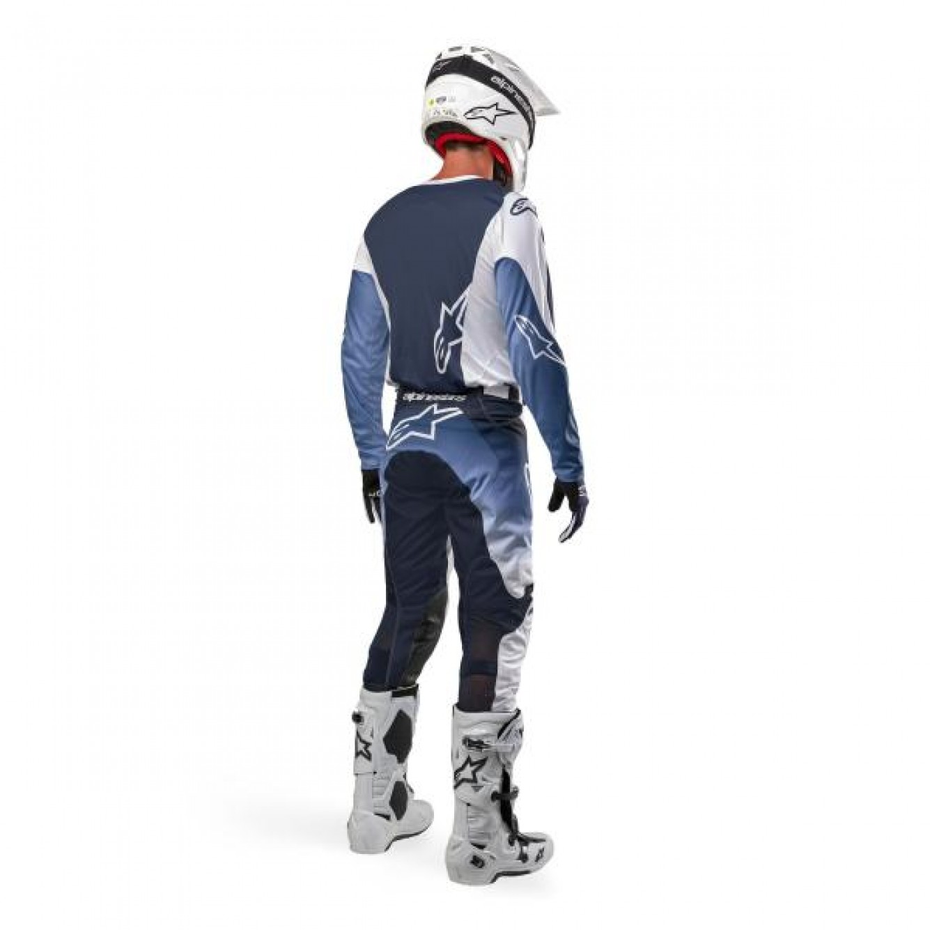 ALPINESTARS | Crossbroek Racer Hoen Wit / Licht Blauw