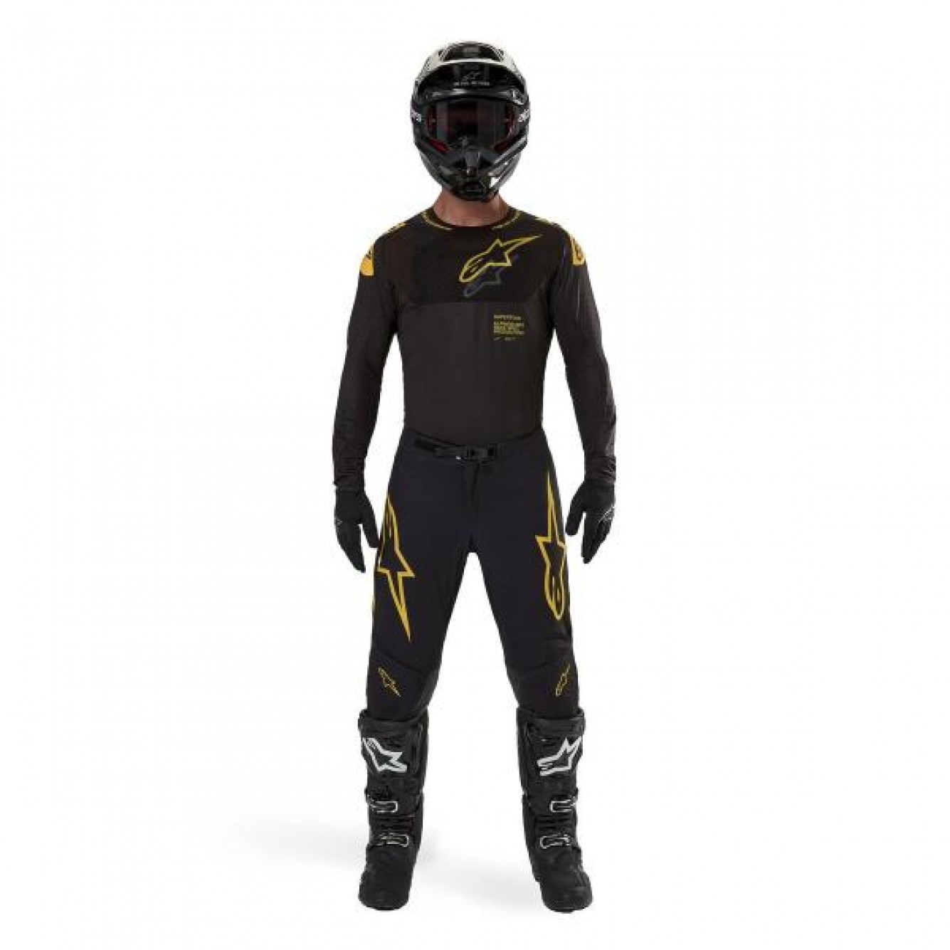 ALPINESTARS | SUPERTECH WARD ZWART/GEEL