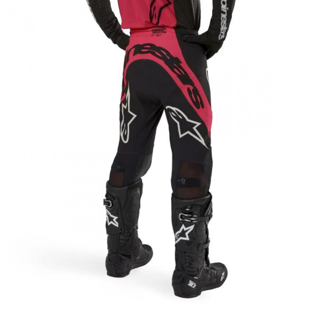 ALPINESTARS | SUPERTECH WARD ZWART/ROOD