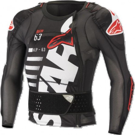 Alpinestars | Bodyprotectie vest Sequence Zwart / Wit / Rood