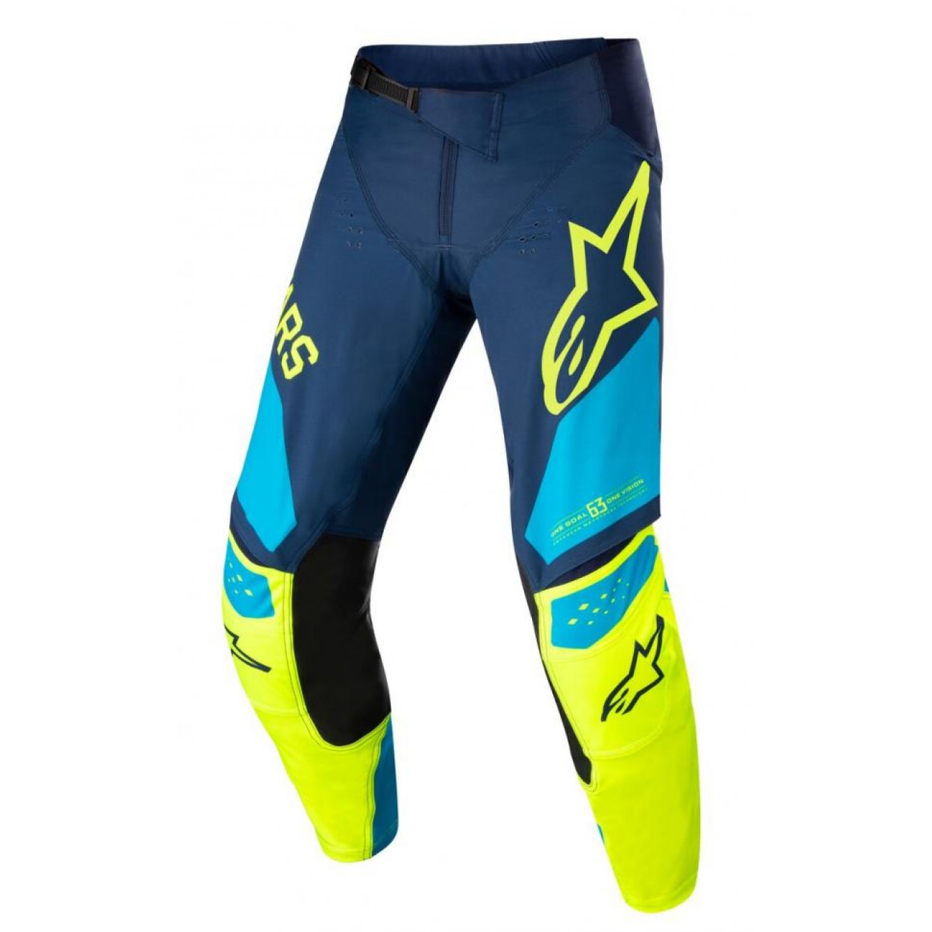 Alpinestars | Broek Techstar Factory Blauw / Fluo Geel