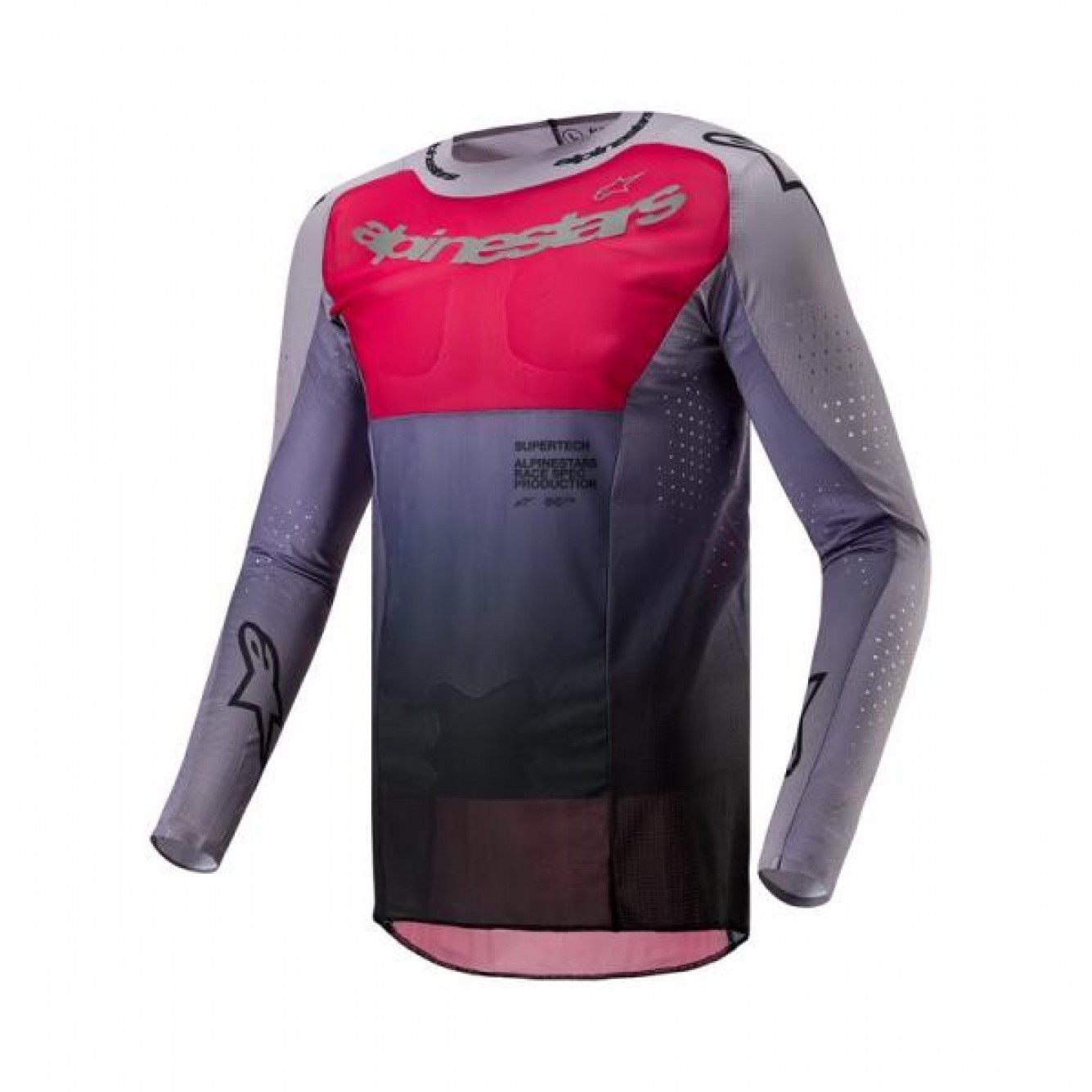 Alpinestars | Cross shirt Supertech Rood / Grijs