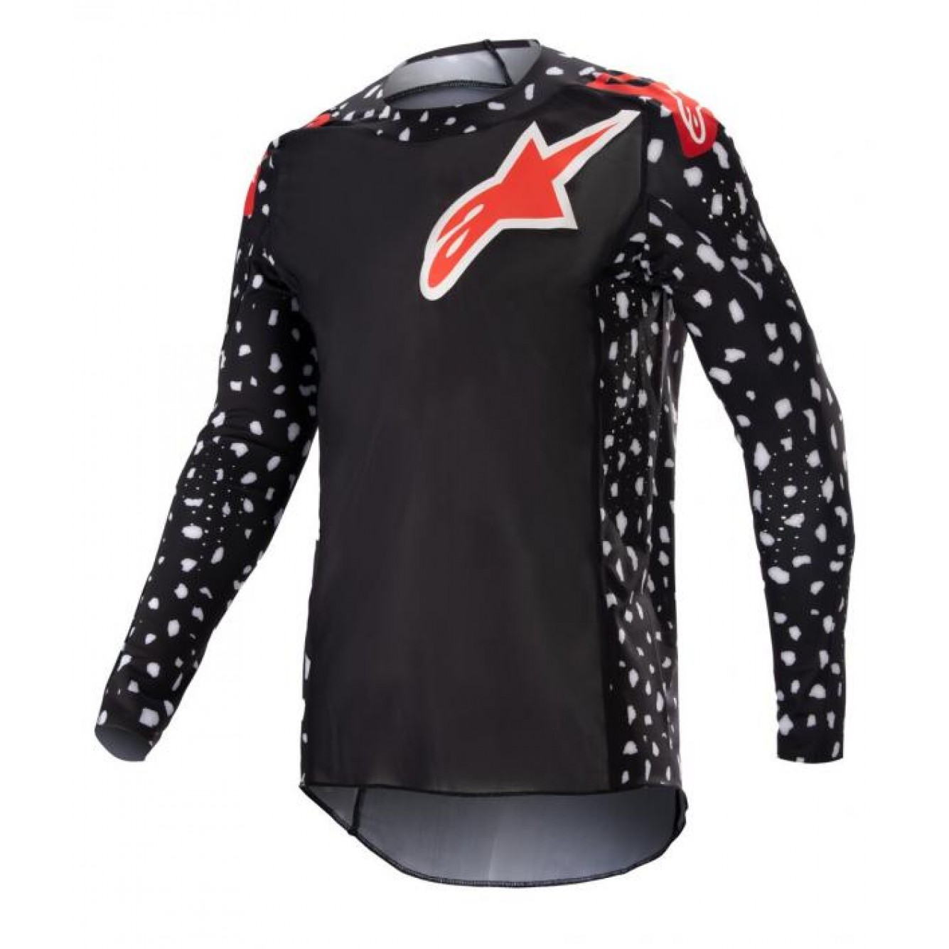 Alpinestars | Cross shirt Supertech North Zwart / Rood