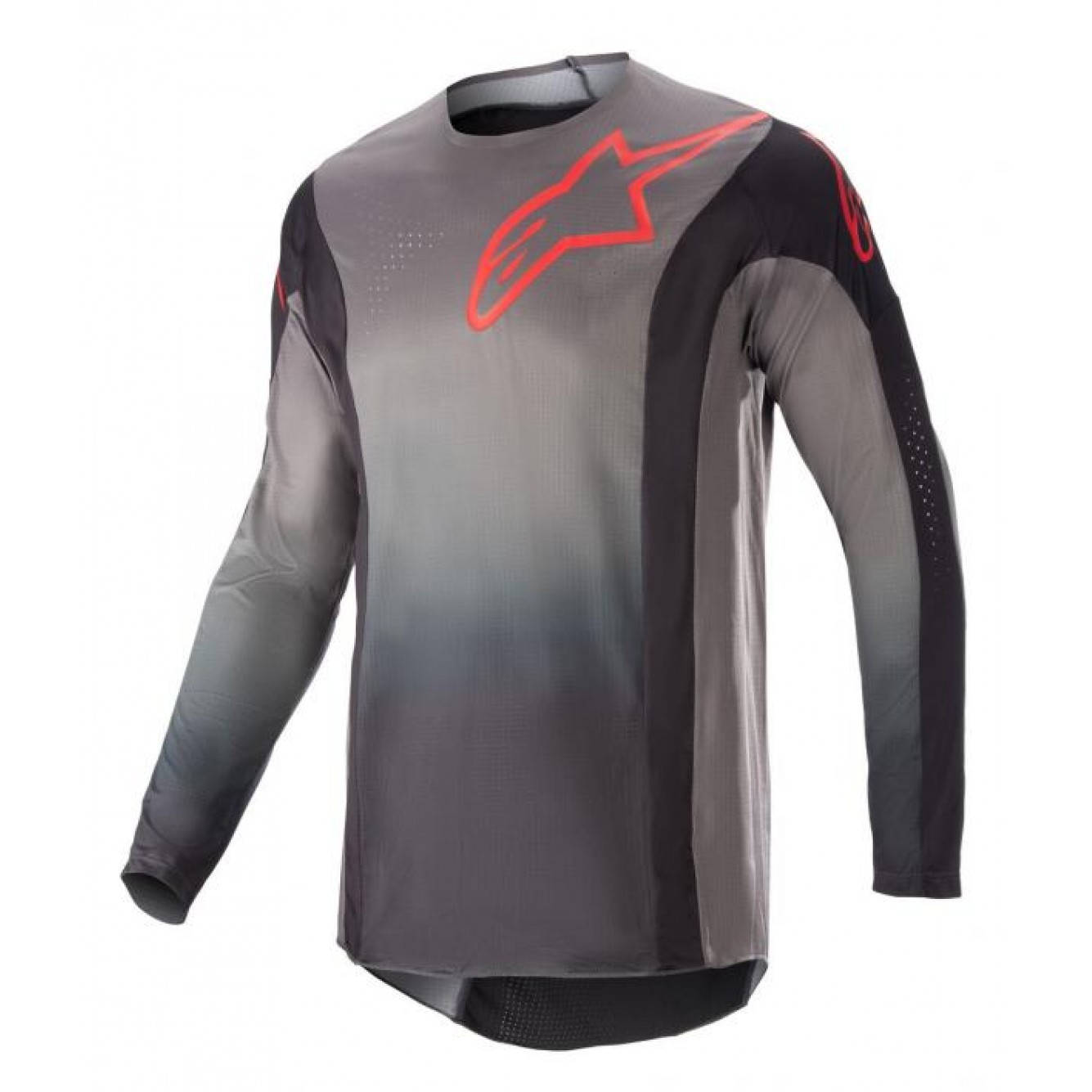 Alpinestars | Cross shirt Techstar Sein Zwart / Neon Rood