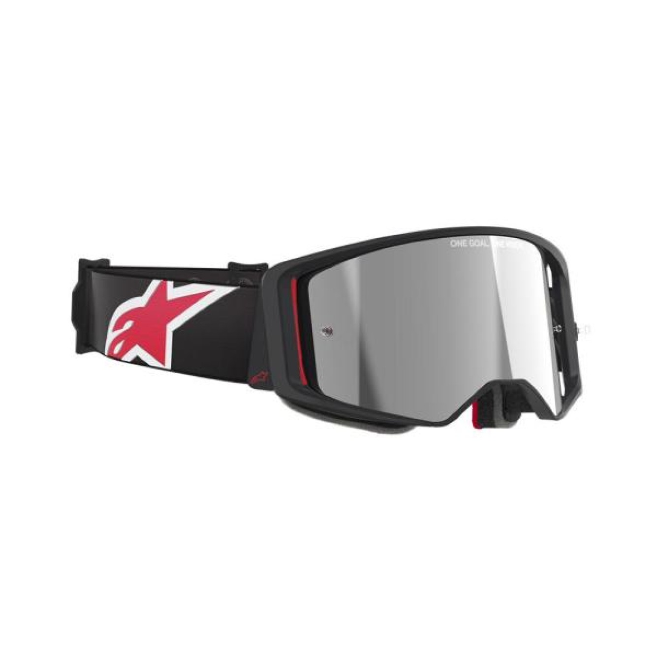 Alpinestars | Crossbril Supertech Corp Zwart / Rood