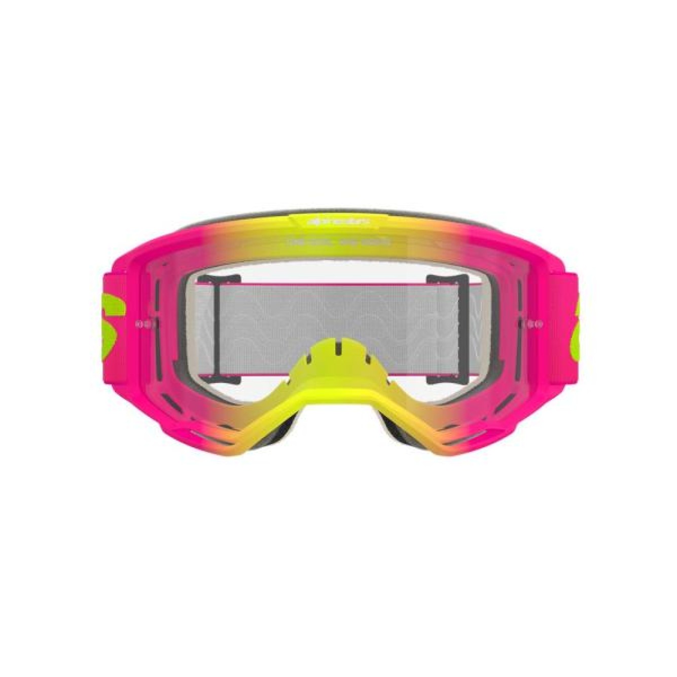 Alpinestars | Crossbril Vision 5 Wordmark Pink Yellow