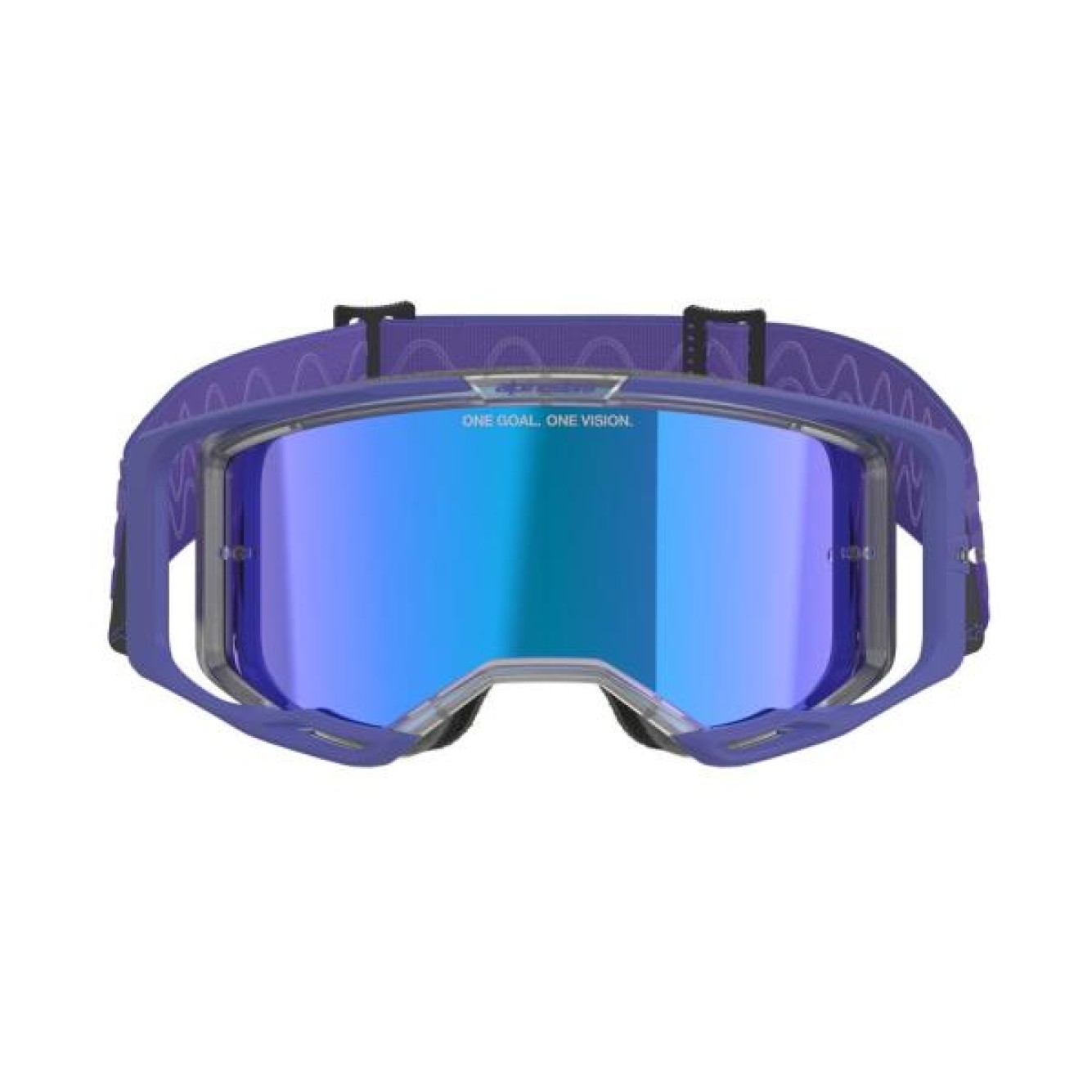 Alpinestars | Crossbril Vision 8 Paars Spiegel Blauw