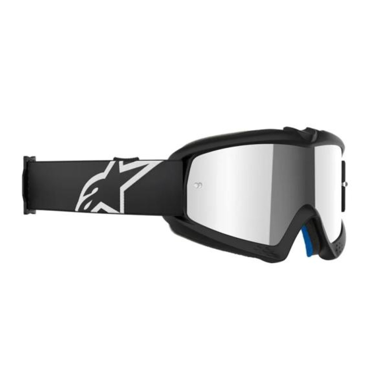 Alpinestars | Crossbril Youth Vision Zwart Spiegel Zilver