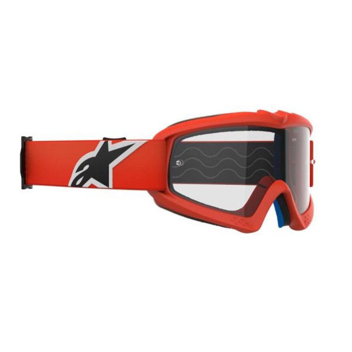 Alpinestars | Crossbril jeugd Vision Corp Rood