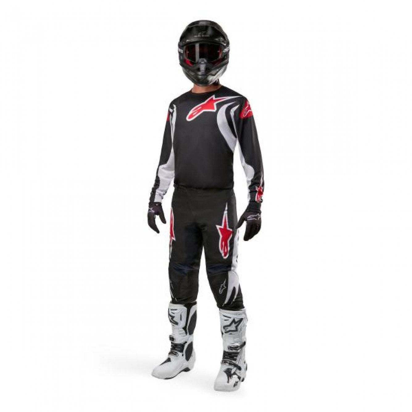 Alpinestars | Crossbroek Fluid Lucent Zwart / Wit