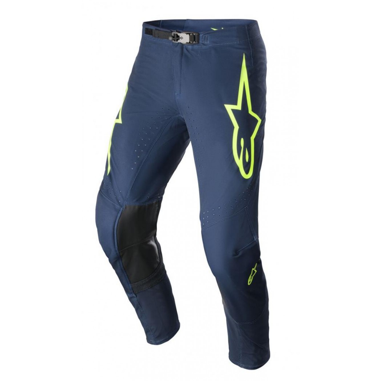 Alpinestars | Crossbroek Supertech Bruin Blauw / Fluor Geel