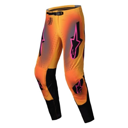 Alpinestars | Crossbroek Supertech LIPAN Geel / Roze