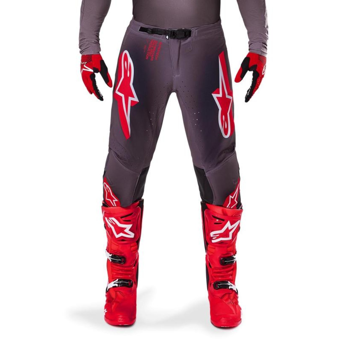 Alpinestars | Crossbroek Supertech Lipan Grijs / Rood