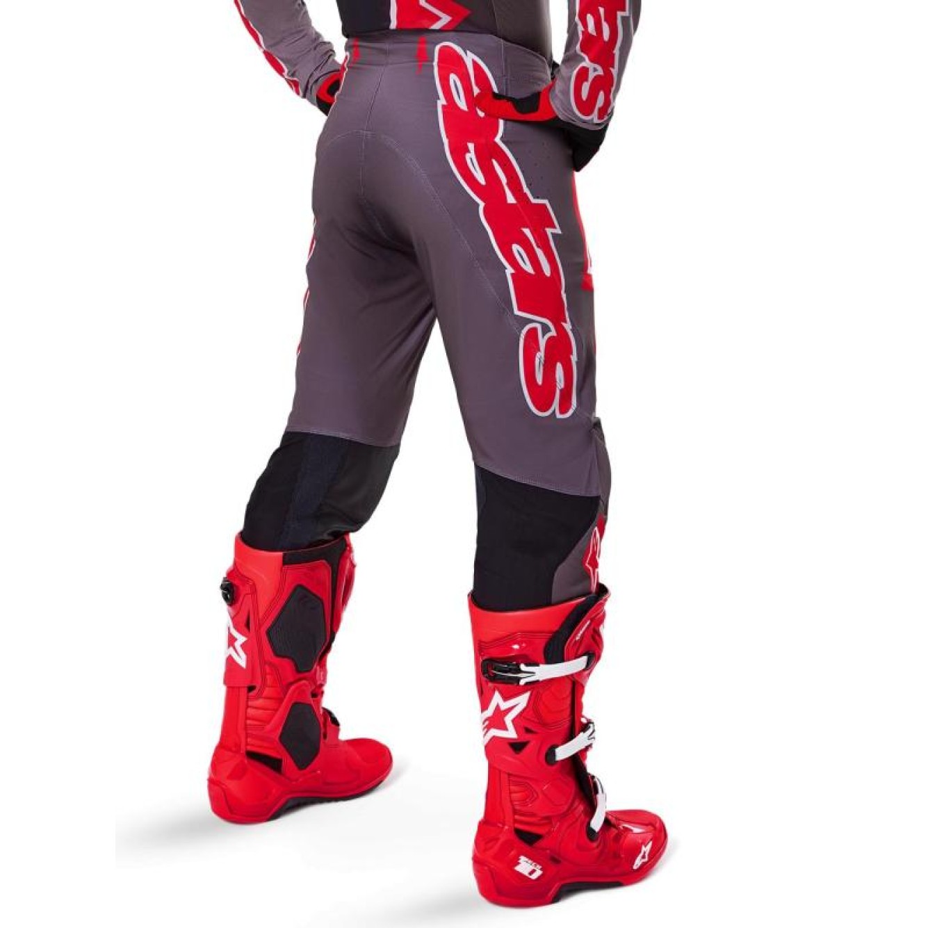 Alpinestars | Crossbroek Supertech Lipan Grijs / Rood