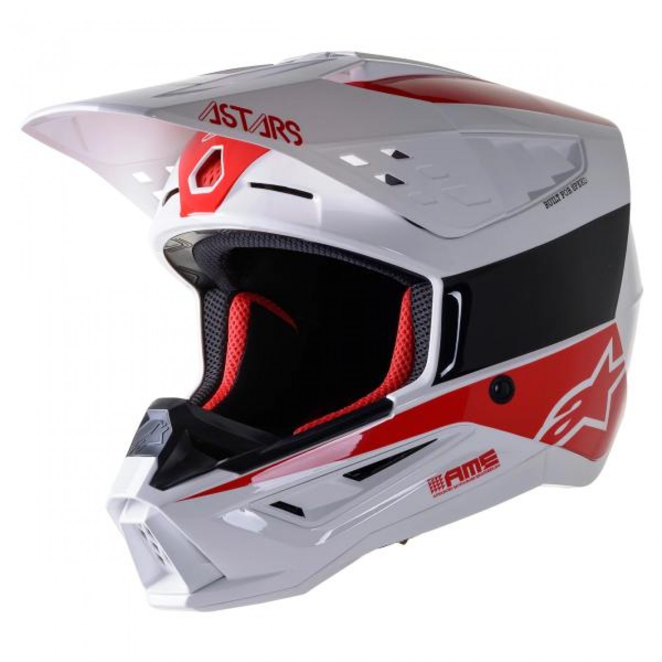 Alpinestars | Crosshelm S-M5 BOND Rood Wit