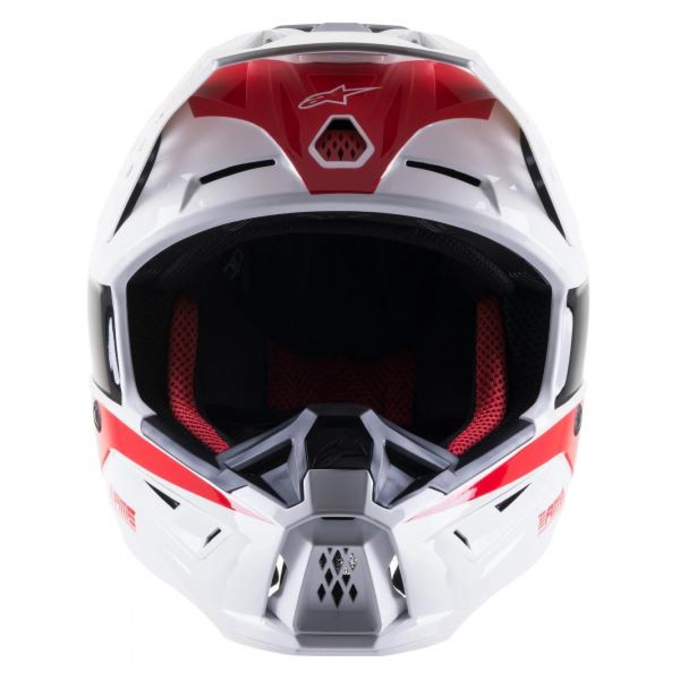 Alpinestars | Crosshelm S-M5 BOND Rood Wit