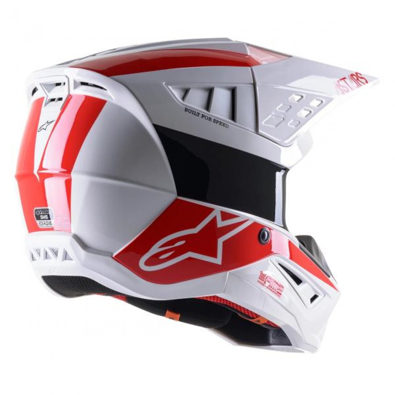 Alpinestars | Crosshelm S-M5 BOND Rood Wit