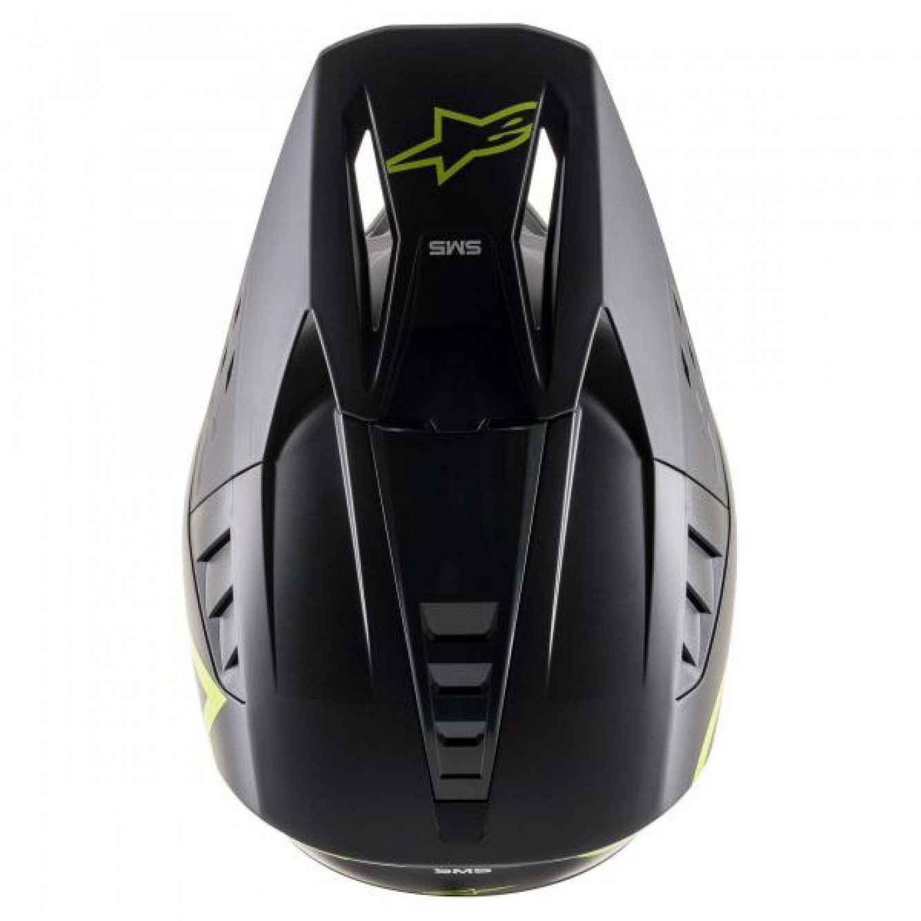 Alpinestars | Crosshelm S-M5 Compass Zwart / Fluo Geel Matt