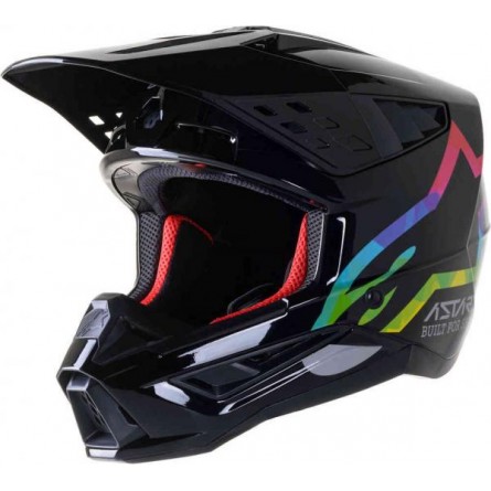 Alpinestars | Crosshelm S-M5 Compass Zwart / Zilver 