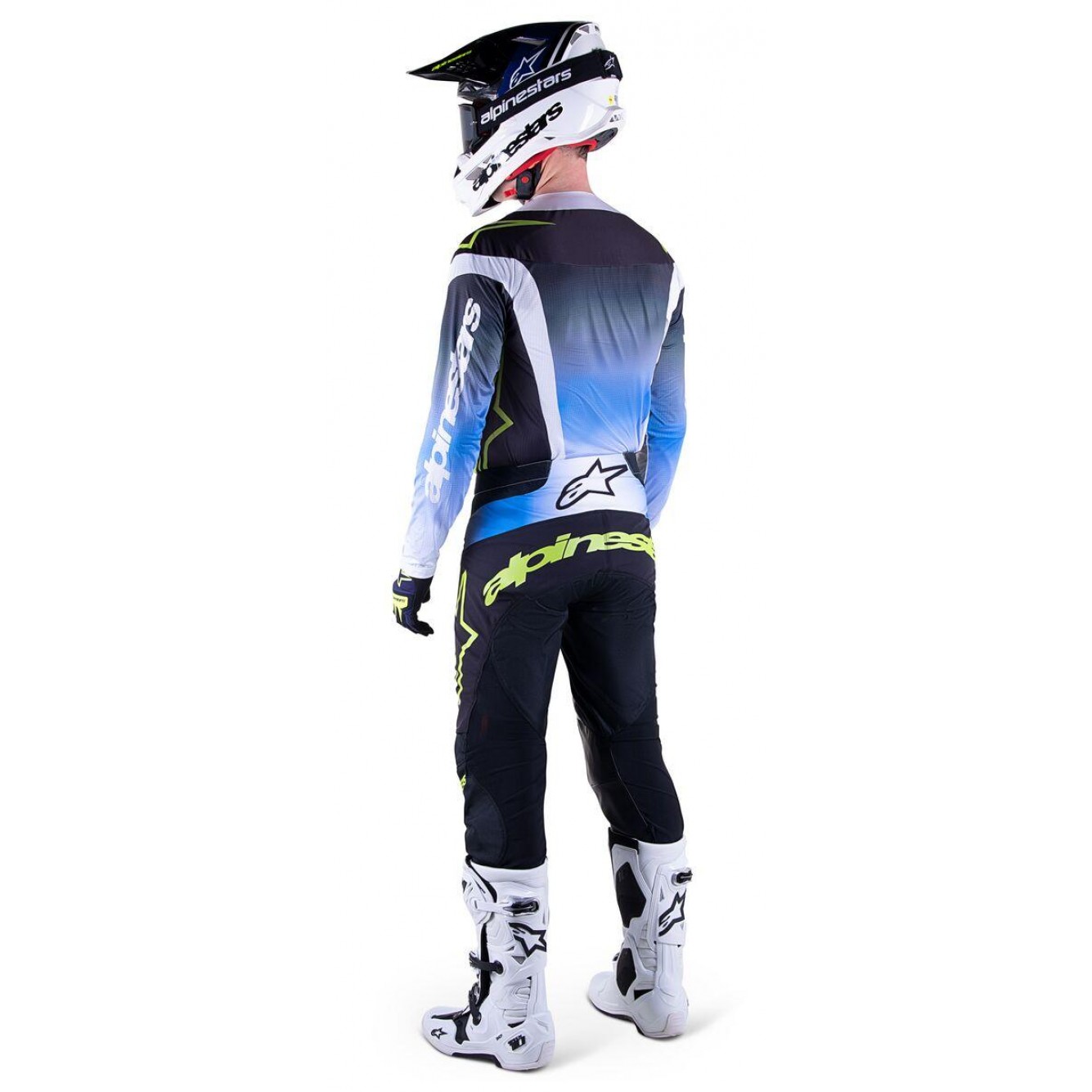 Alpinestars | Crosshelm S-M5 Rayon Nachtblauw / Wit