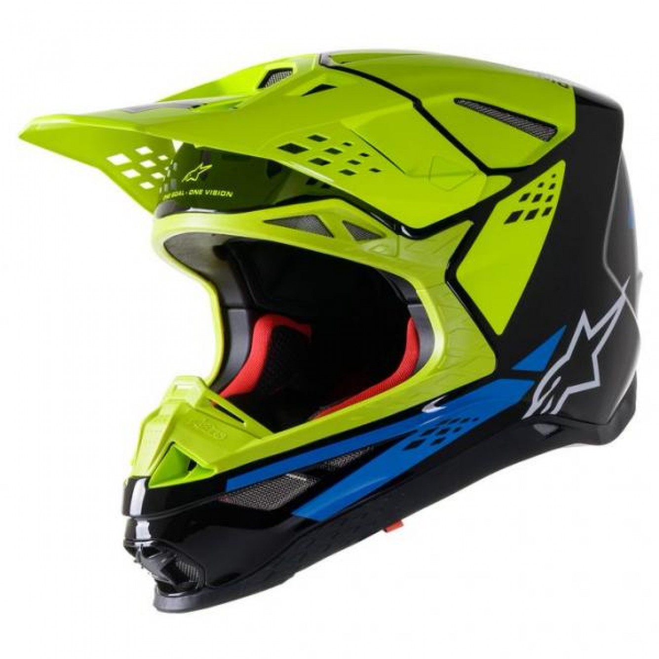 Alpinestars | Crosshelm Supertech S-M8 Factory Blauw / Geel