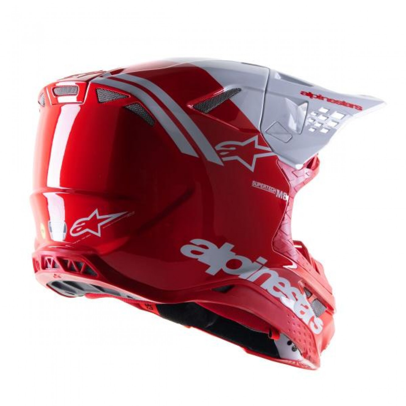 Alpinestars | Crosshelm Supertech S-M8 Radium 2 Rood / Wit