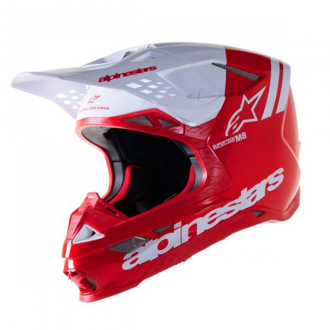 Alpinestars | Crosshelm Supertech S-M8 Radium 2 Rood / Wit