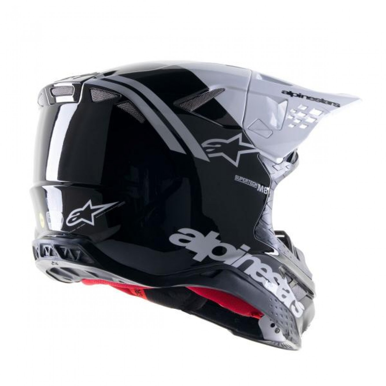 Alpinestars | Crosshelm Supertech S-M8 Radium 2 Zwart / Wit