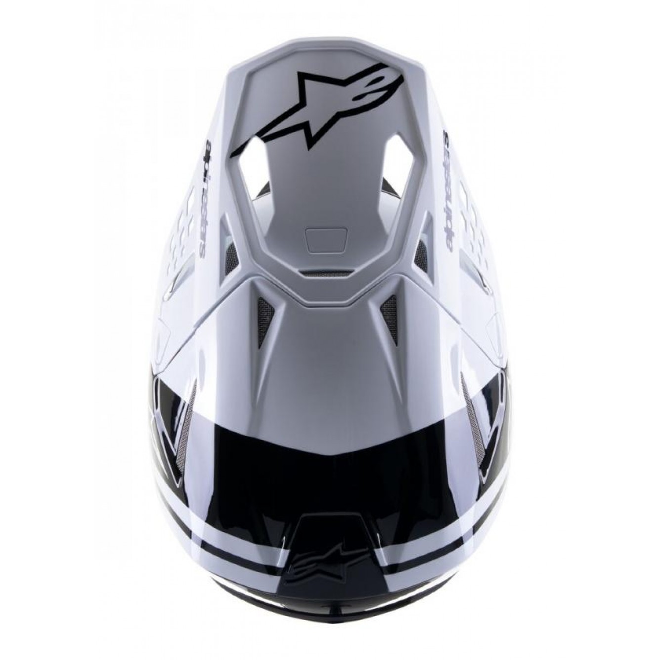 Alpinestars | Crosshelm Supertech S-M8 Radium 2 Zwart / Wit