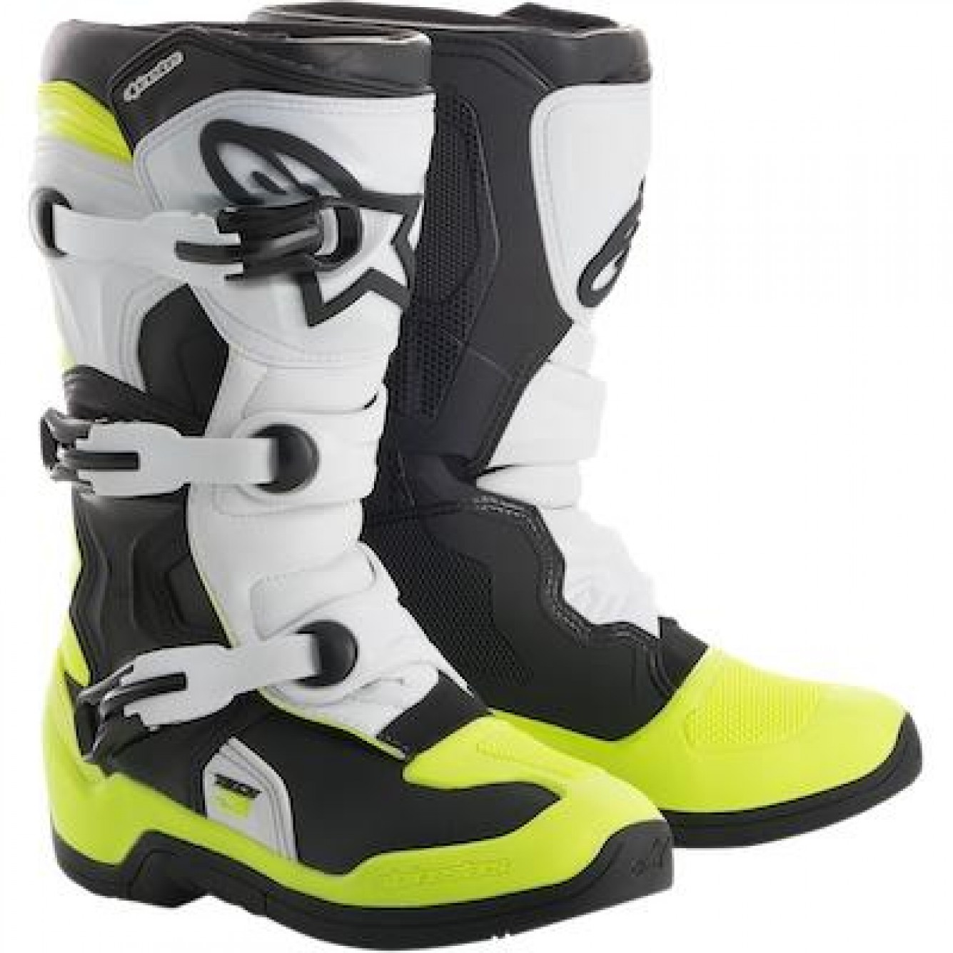 Alpinestars | Crosslaarzen Tech 3S JEUGD Zwart / Wit / Fluor Geel