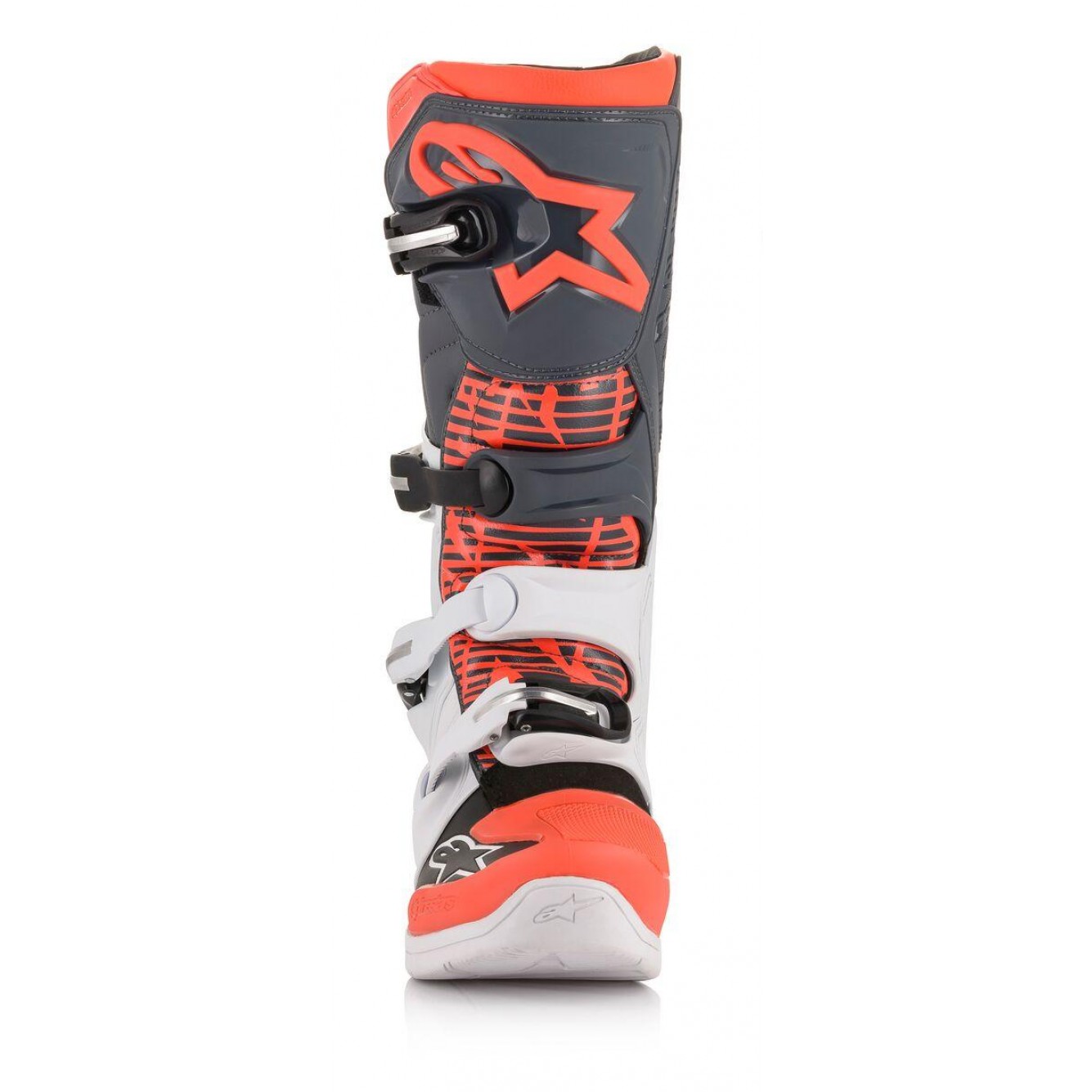 Alpinestars | Crosslaarzen Tech 5 Wit / Grijs/ Fluo Rood