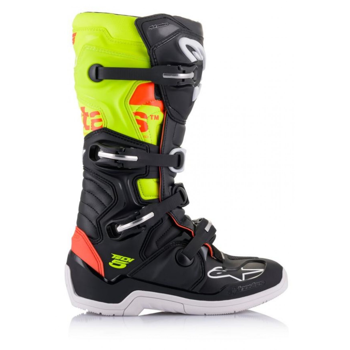 Alpinestars | Crosslaarzen Tech 5 Zwart / Geel