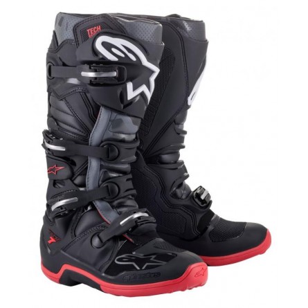 Alpinestars | Crosslaarzen Tech 7 Zwart / Rood