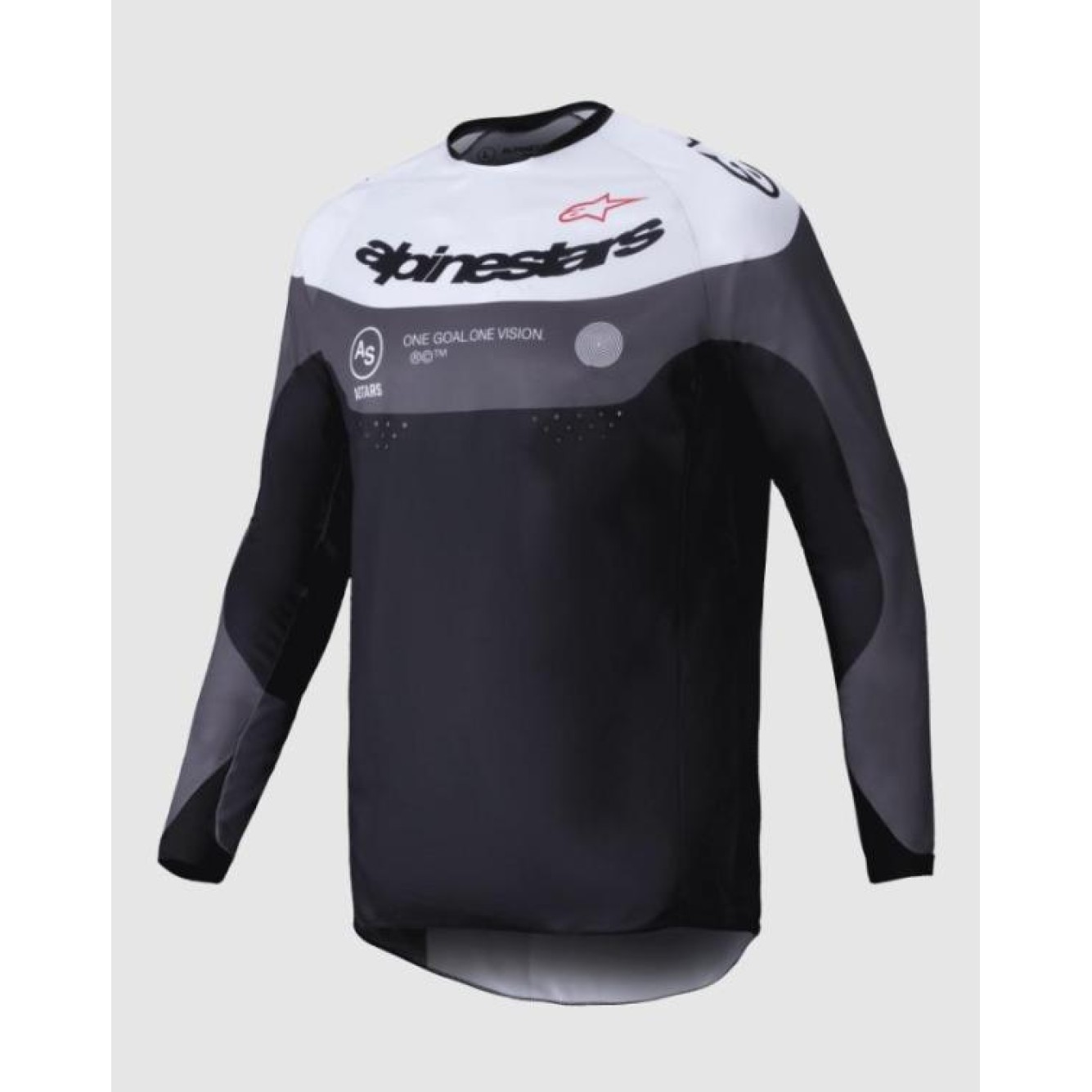 Alpinestars | Crossshirt Pro-dura Zwart Wit